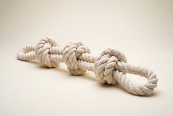 Corde Tressée XXL 3 Nœuds — Indestructible