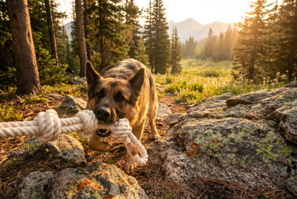 Corde Tressée XXL 3 Nœuds — Indestructible