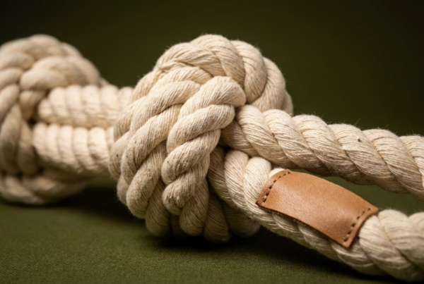 Corde Tressée XXL 3 Nœuds — Indestructible