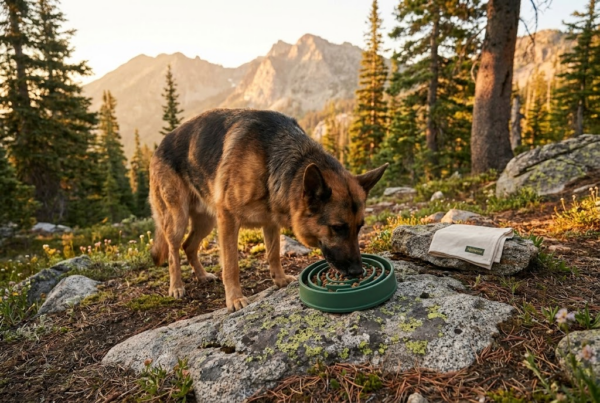 Gamelle Anti-Glouton Silicone XL — Évite la Torsion d'Estomac