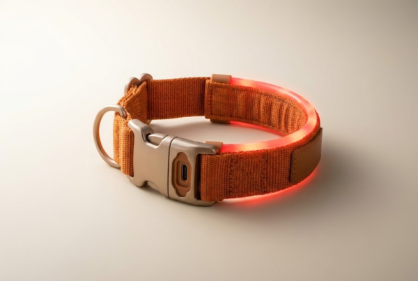 Collier LED Rechargeable USB — Visible à 500m