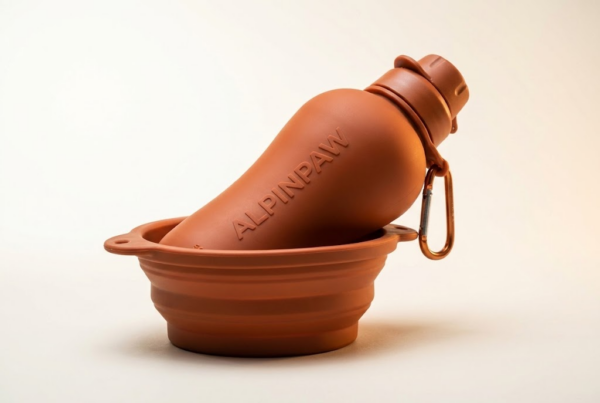 Gourde Nomade + Bol Intégré 500ml — Silicone