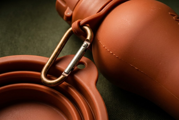 Gourde Nomade + Bol Intégré 500ml — Silicone