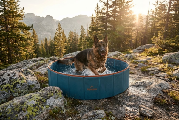 Piscine Pliable XL 120cm — PVC Renforcé