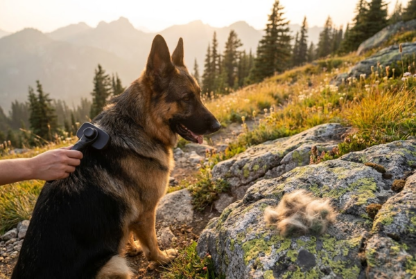 Brosse Auto-Nettoyante — Élimine Sous-Poil