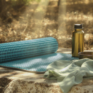 Pack Été Grand Chien — Tapis gel + bandana + gourde