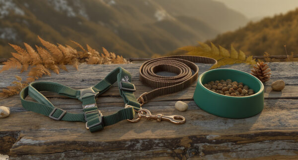 Pack Premier Sentier — Y-Harness + biothane + gamelle