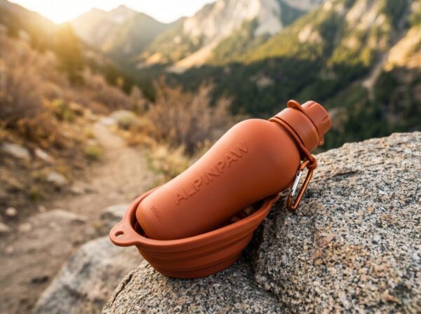 Gourde Nomade + Bol Intégré 500ml — Silicone