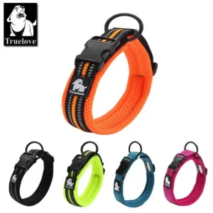 Collier Truelove rembourré réfléchissant 3M pour chien