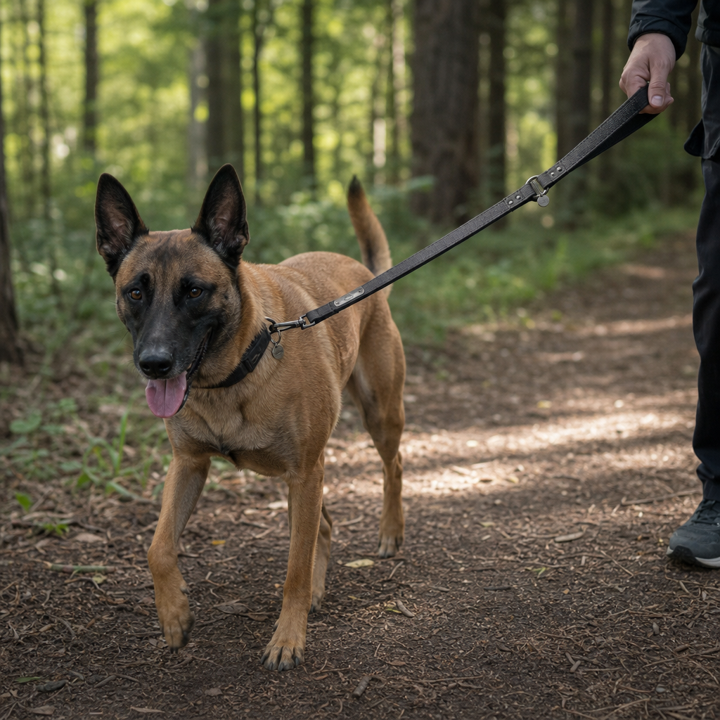 Promenade matinale avec son chien